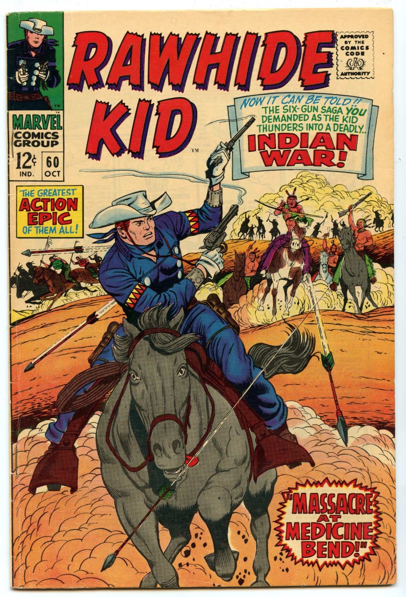 Rawhide Kid 60 (Oct 1967) VG/FI (5.0)