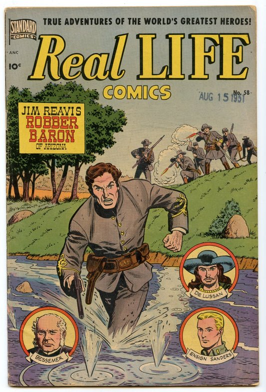 Real Life Comics 58 (Oct 1951) VG+ (4.5)