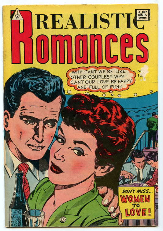 Realistic Romances 9 (1958) VG (4.0) - I.W Reprint