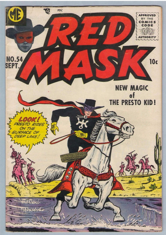 Red Mask 54 (Sep 1957) VG-FI (5.0)