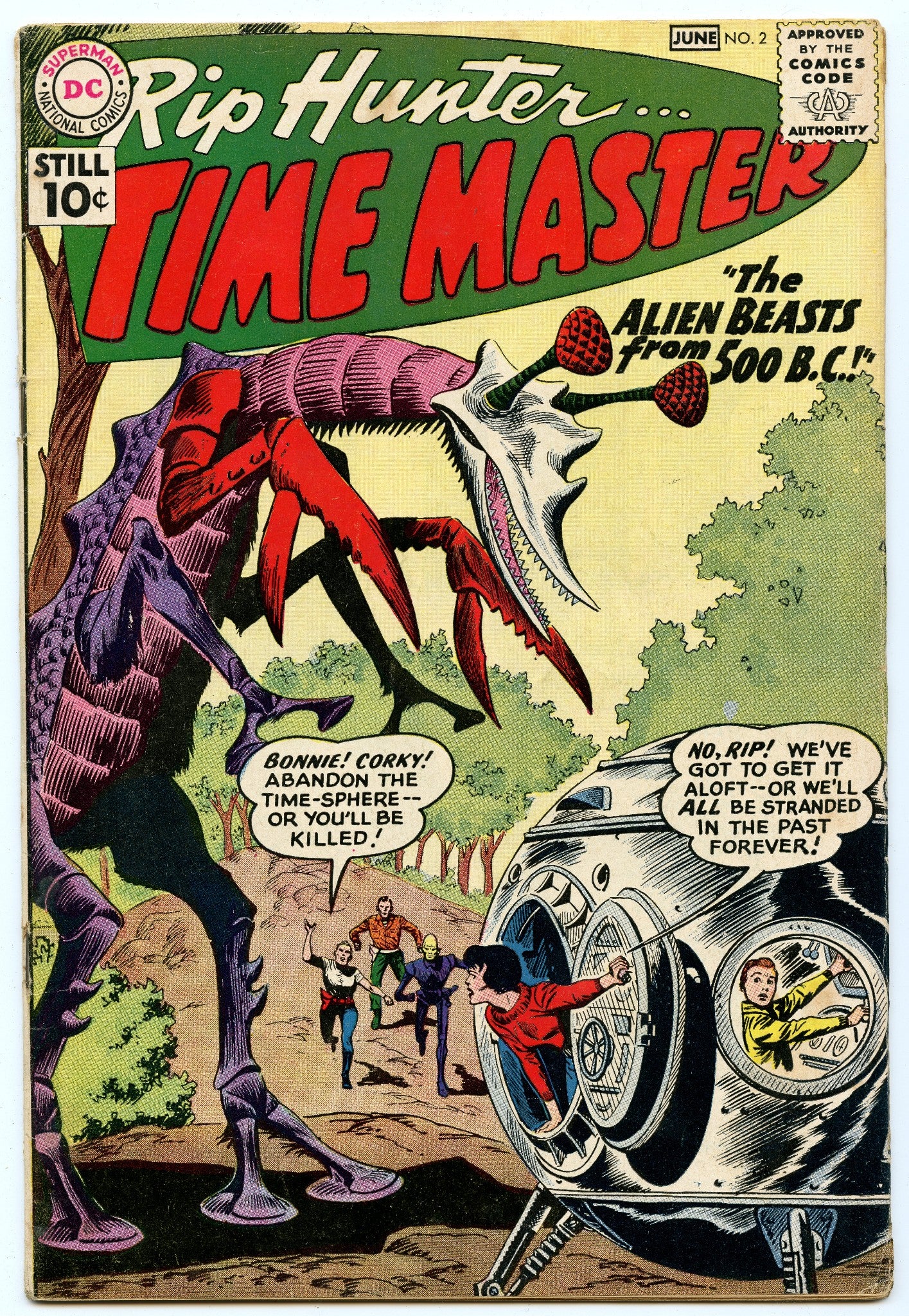 Rip Hunter Time Master 2 (Jun 1961) VG (4.0)