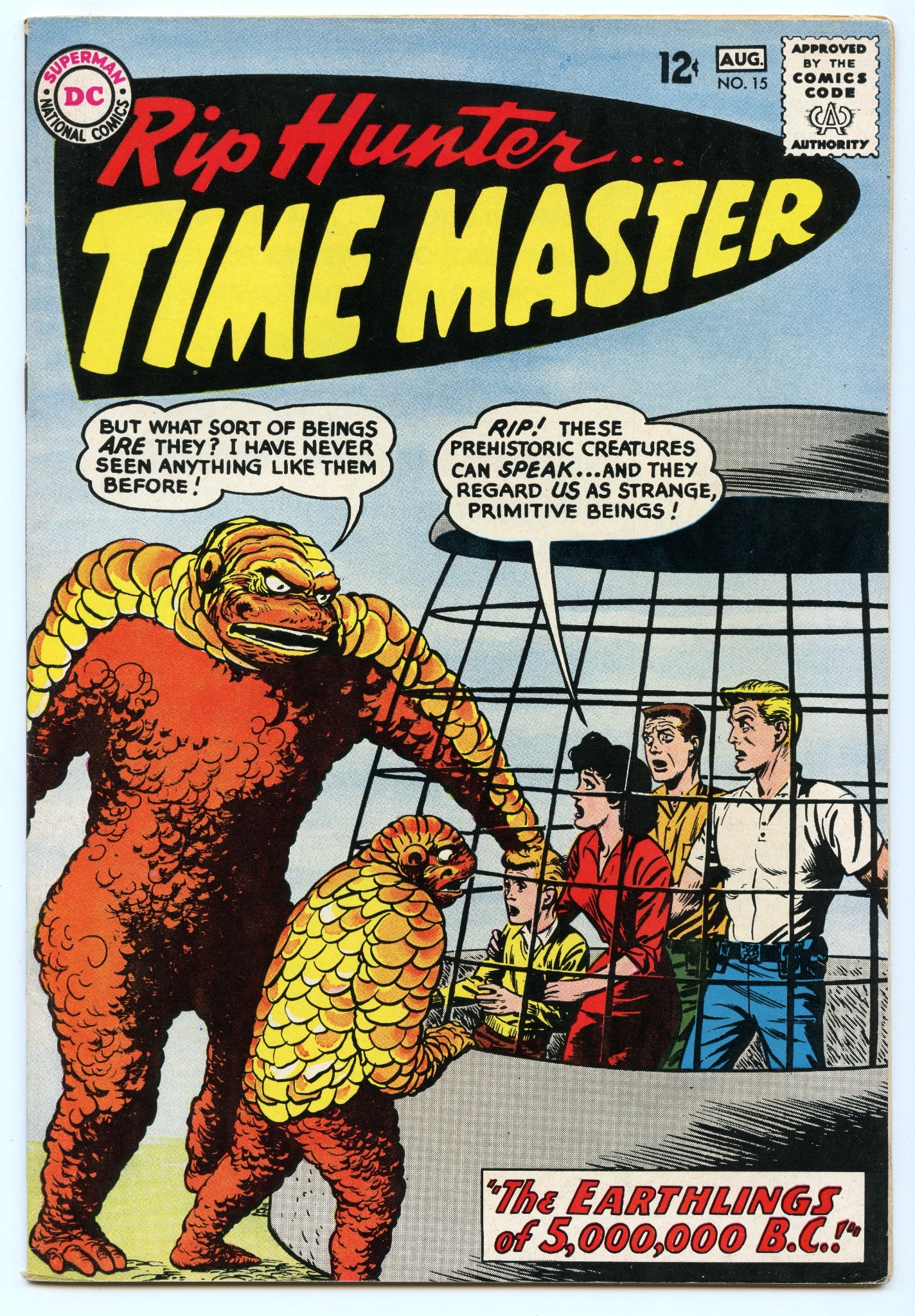 Rip Hunter, Time Master 15 (Aug 1963) VF- (7.5)