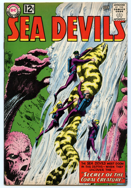 Sea Devils 9 (Feb 1963) VF+ (8.5)
