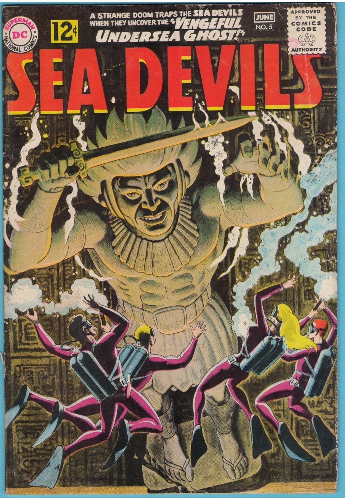 Sea Devils 5 (Jun 1962) GD-VG (3.0)