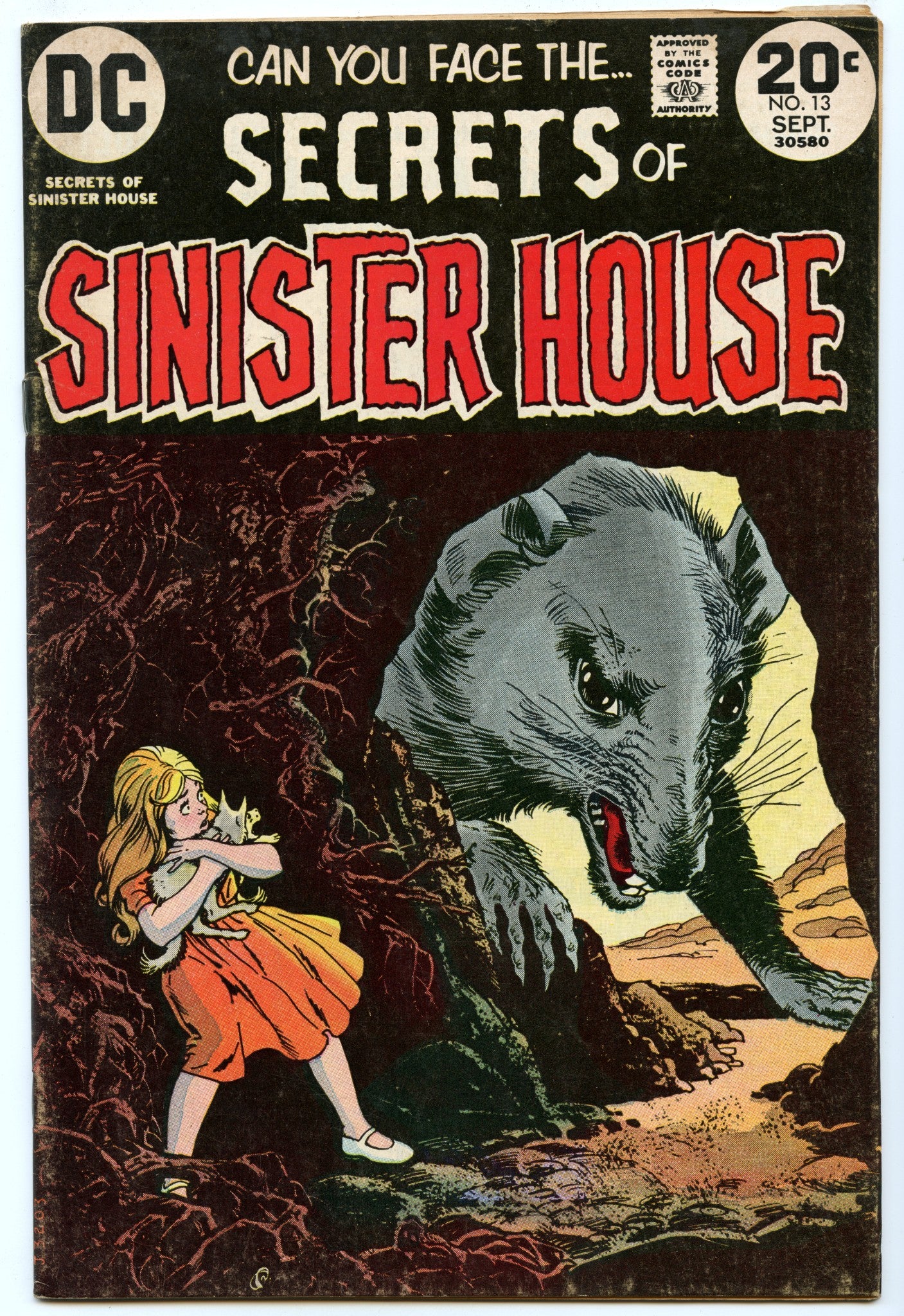 Secrets of Sinister House 13 (Sep 1973) VG/FI (5.0)