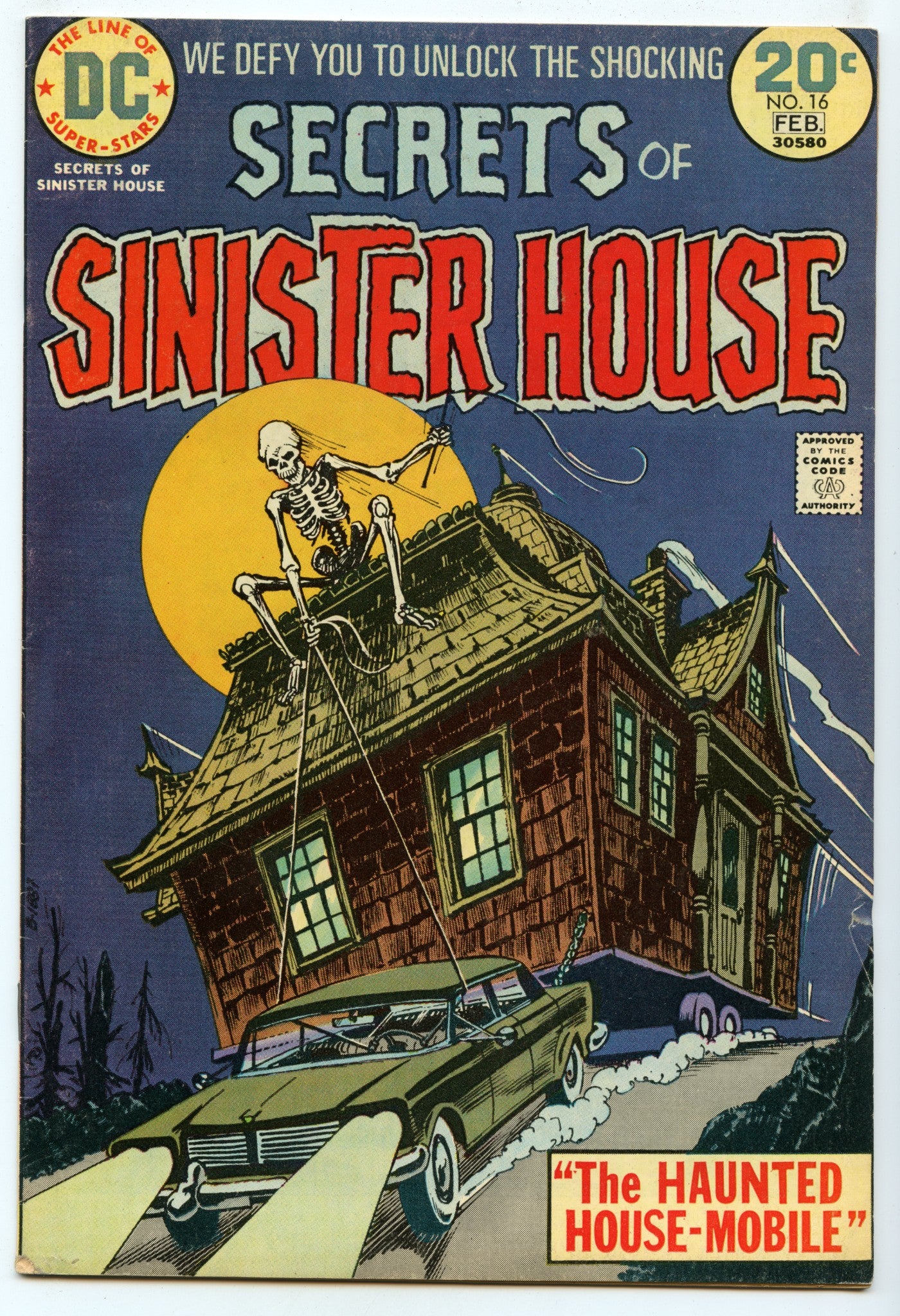 Secrets of Sinister House 16 (Feb 1974) VG+ (4.5)