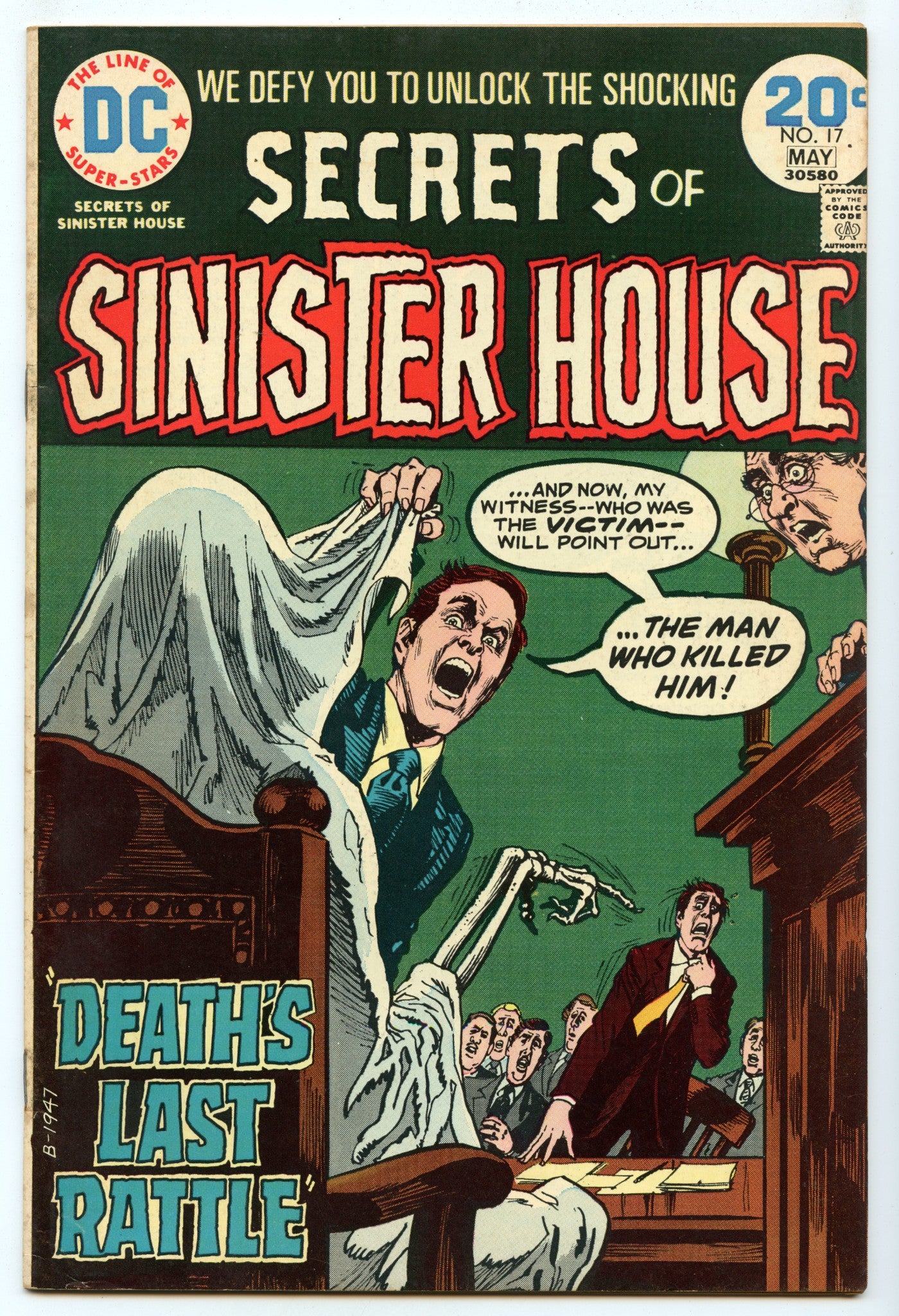 Secrets of Sinister House 17 (May 1974) VG/FI (5.0)