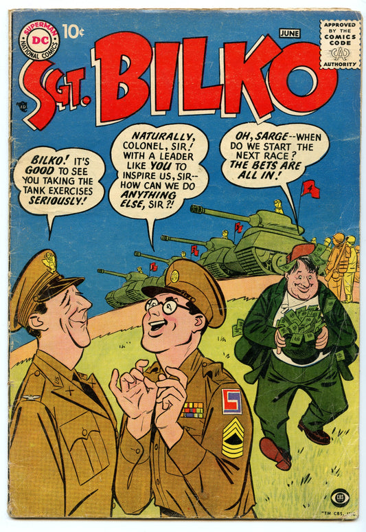 Sgt. Bilko 1 (Jun 1957) VG- (3.5)