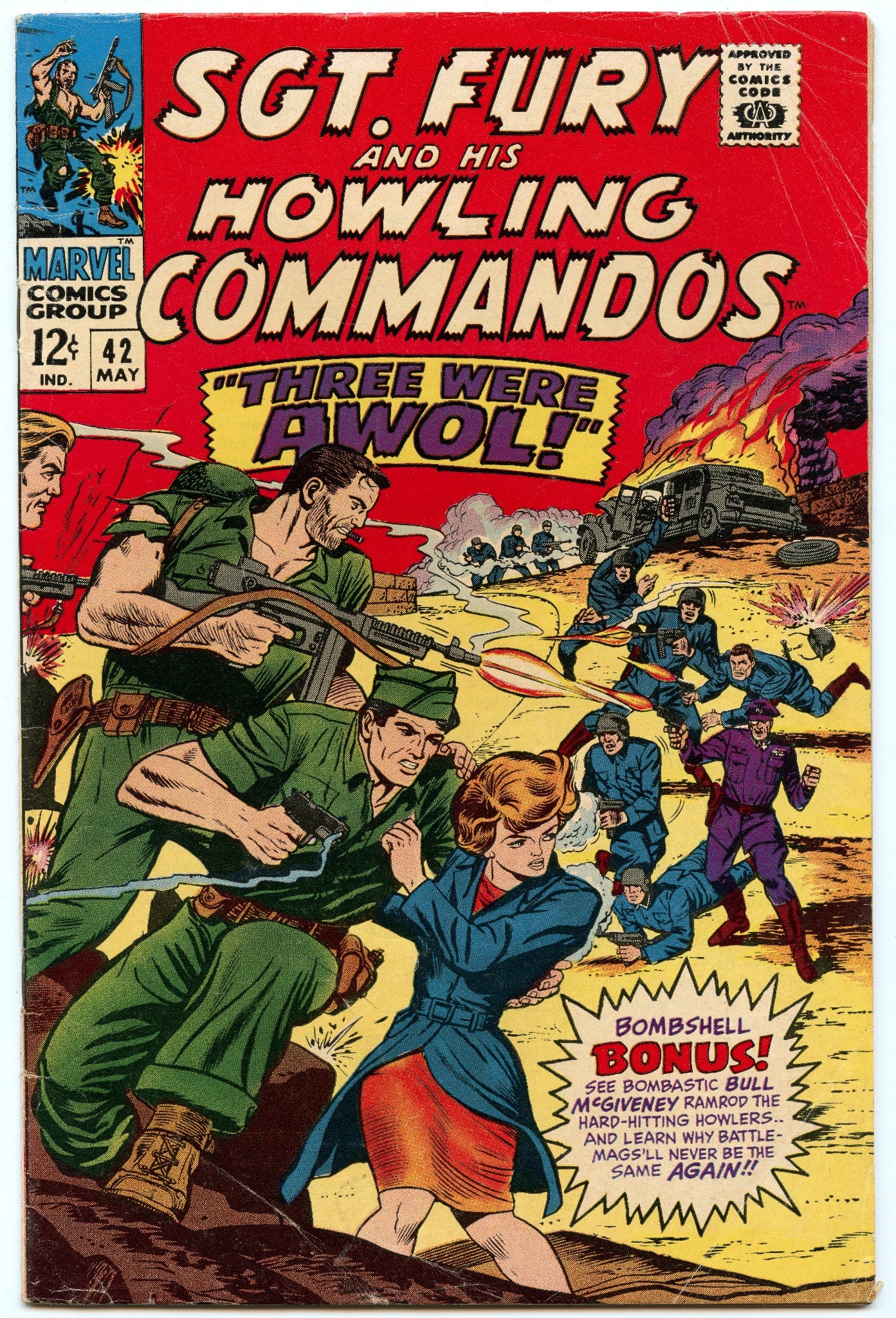 Sgt. Fury 42 (May 1967) VG (4.0)