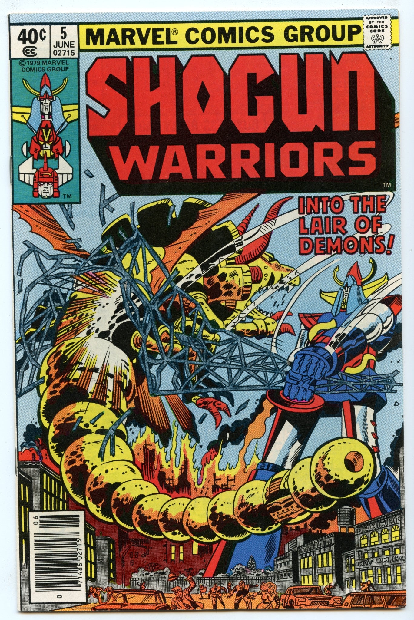 Shogun Warriors 5 (Jun 1979) NM- (9.2)