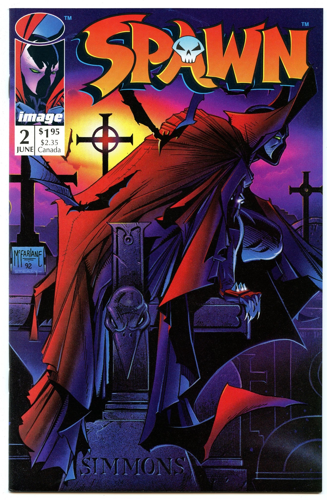 Spawn 2 (Jun 1992) NM- (9.2)