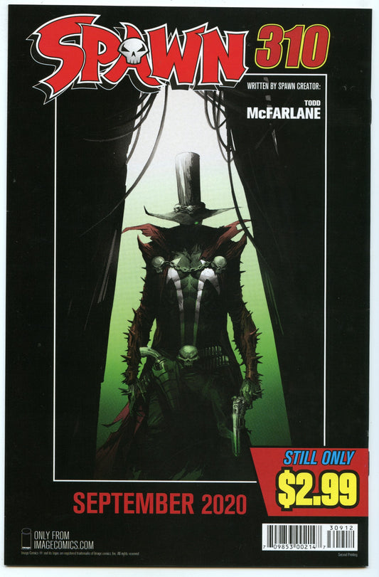 Spawn 309 (Sep 2020) NM- (9.2) - 2nd print variant