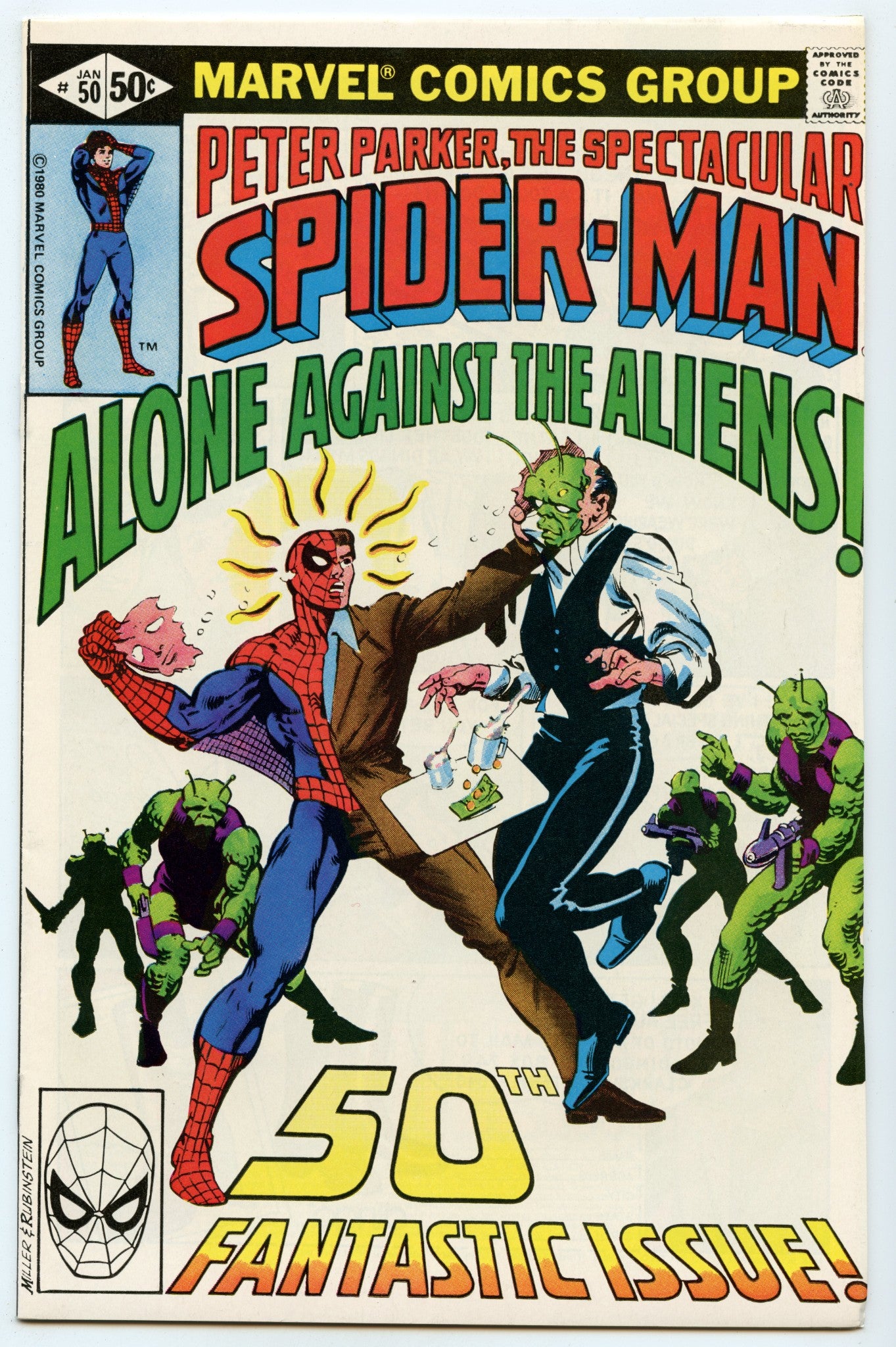 Spectacular Spider-man 50 (Jan 1981) VF/NM (9.0)