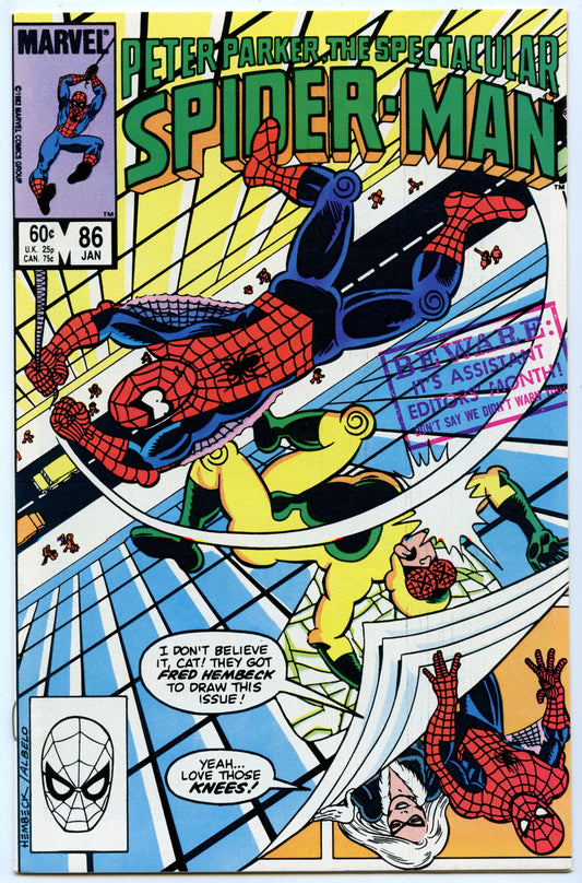 Spectacular Spider-man 86 (Jan 1984) NM- (9.2)