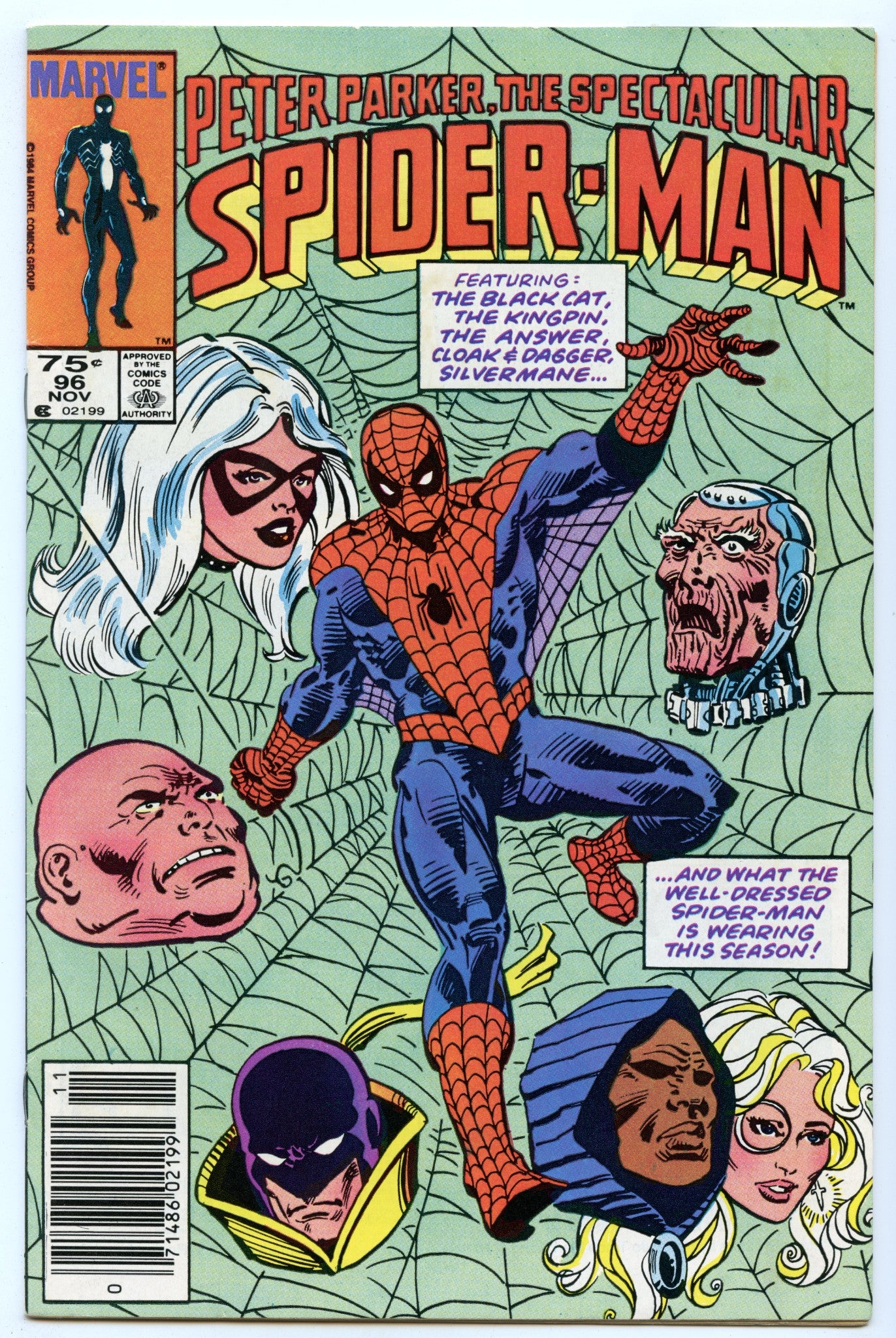 Spectacular Spider-man 96 (Nov 1984) VF+ (8.5) - CDN Price Variant