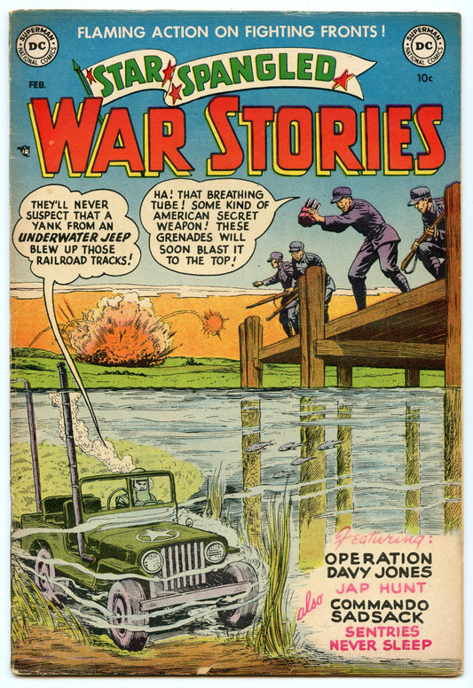 Star Spangled War Stories 6 Feb 1953 VG- (3.5)