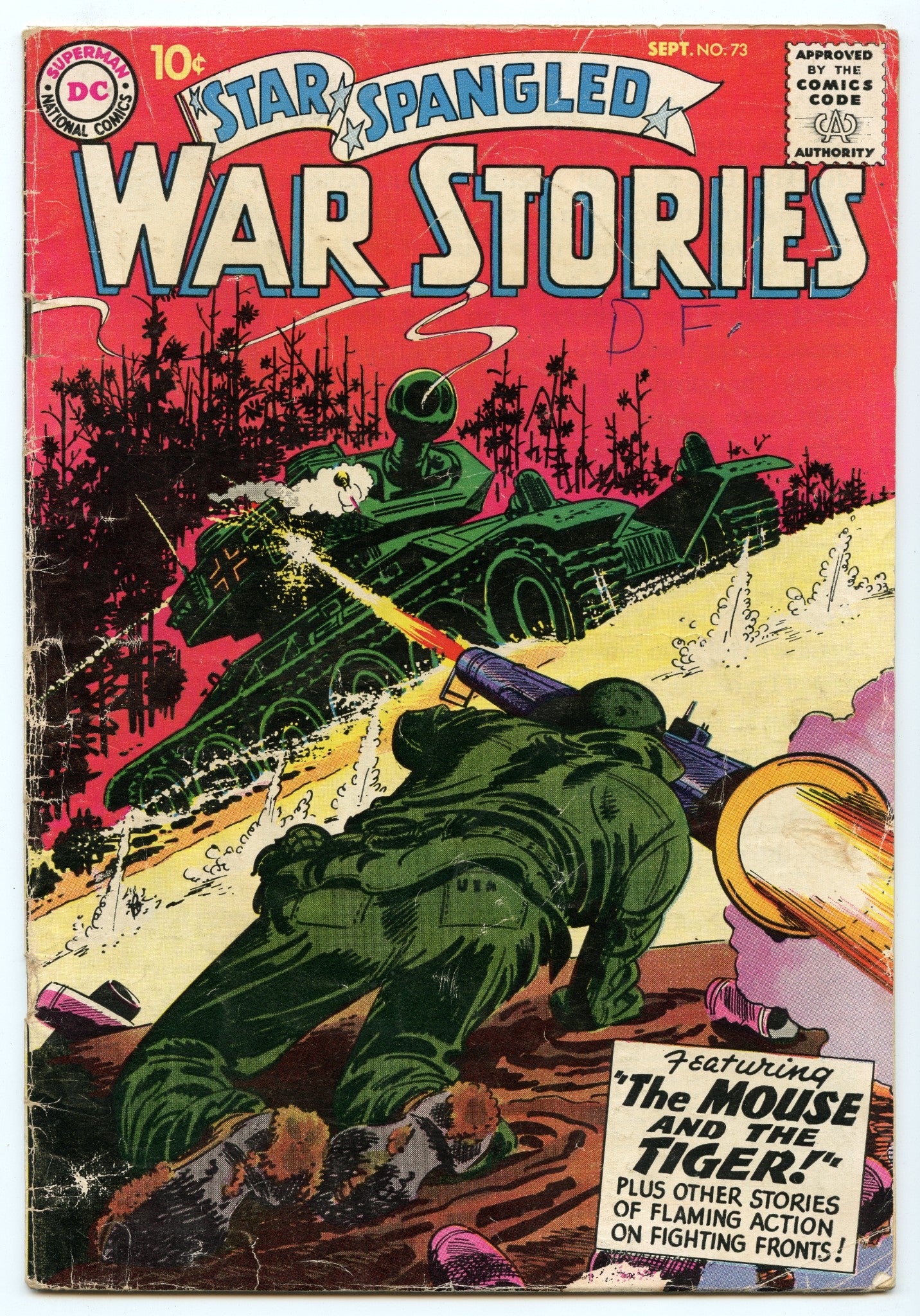 Star Spangled War Stories 73 (Sep 1958) GD/VG (3.0)