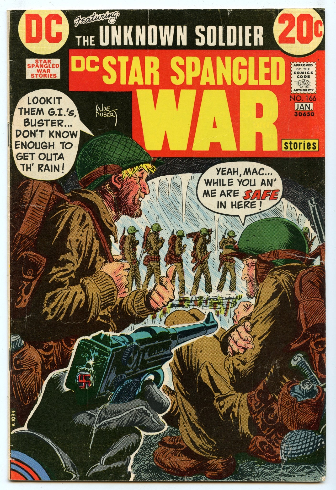 Star Spangled War Stories 166 (Jan 1973) VG+ (4.5)