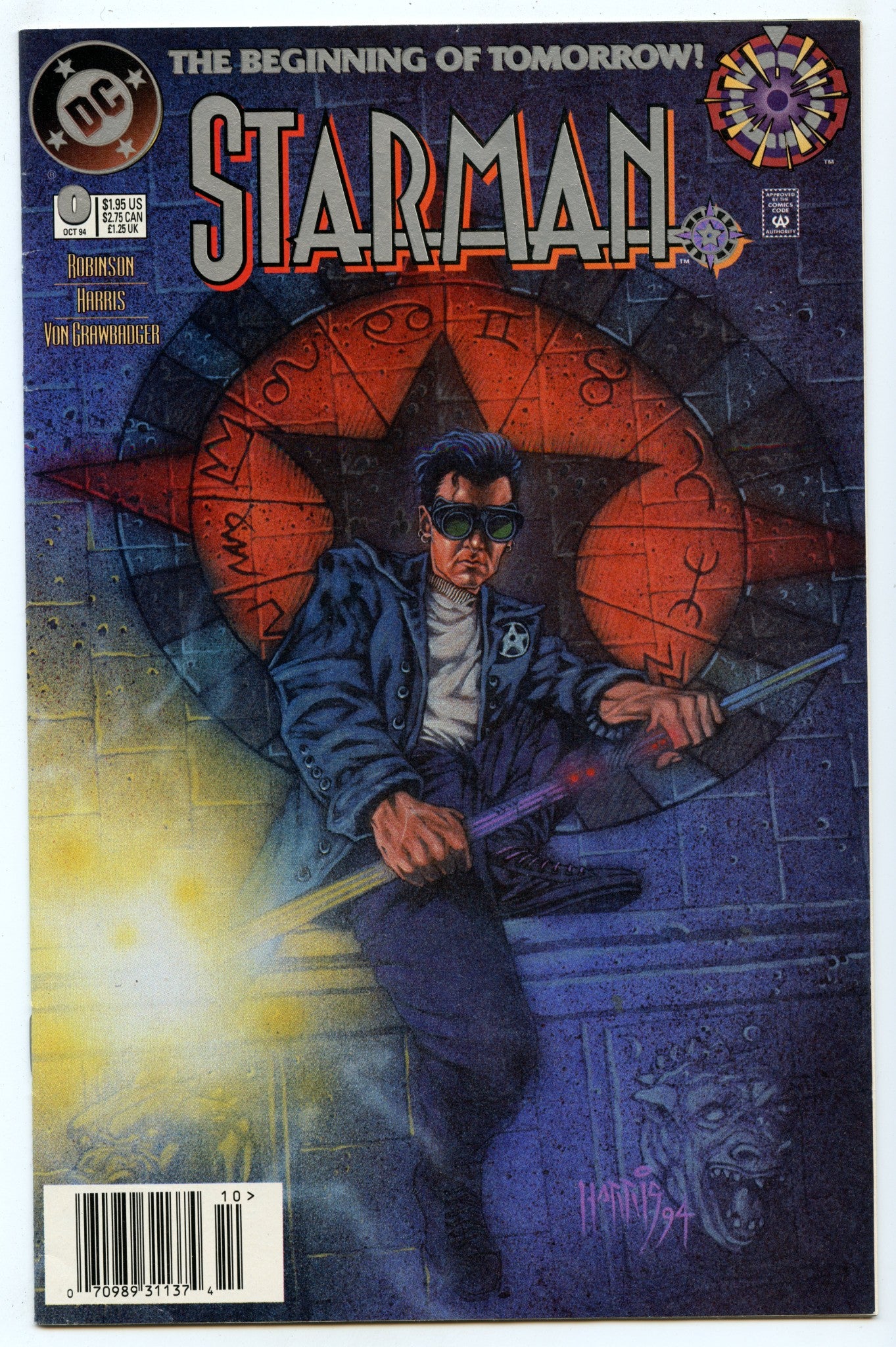 Starman 0 (Oct 1994) VF/NM (9.0) - 1st appearance Starman (Jack Knight)