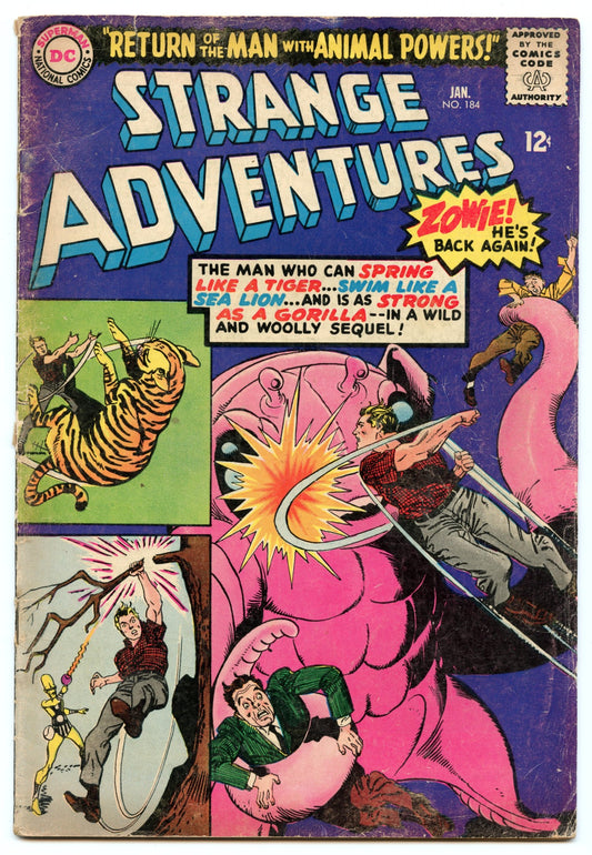 Strange Adventures 184 (Jan 1966) GD-VG (3.0)