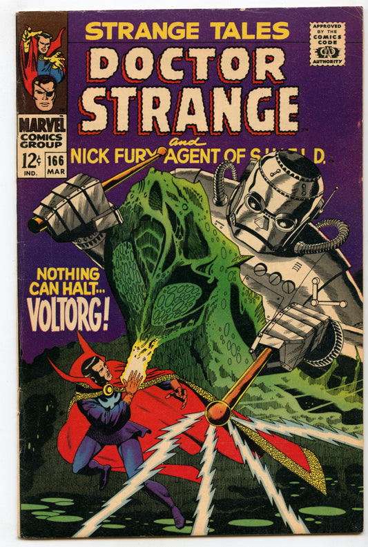 Strange Tales 166 (Mar 1968) FI+ (6.5)