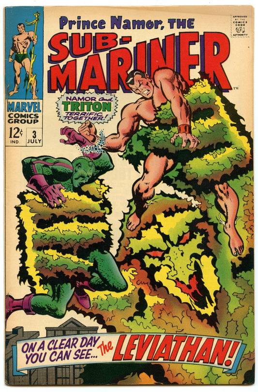 Sub-Mariner 3 (Jul 1968) VF- (7.5)