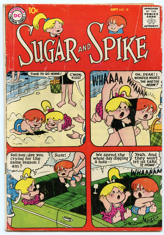 Sugar and Spike 18 (Sep 1958) VG (4.0)