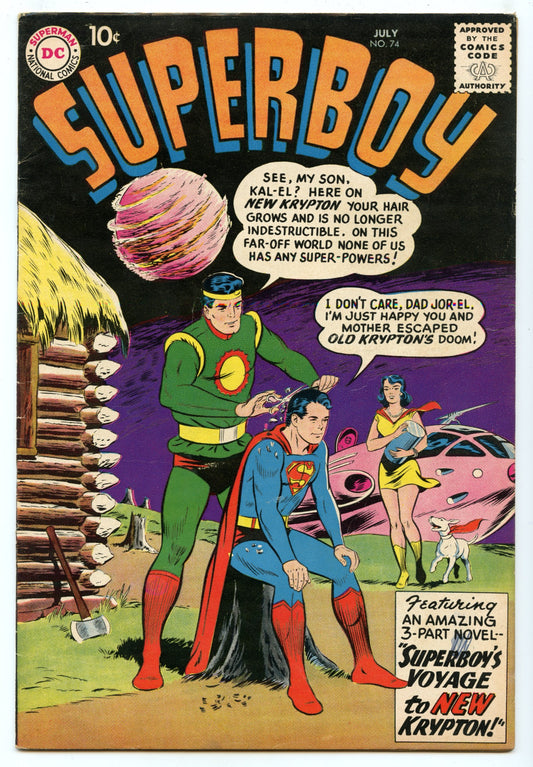 Superboy 74 (Jul 1959) VF- (7.5)