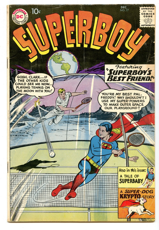 Superboy 77 (Dec 1959) VG- (3.5)