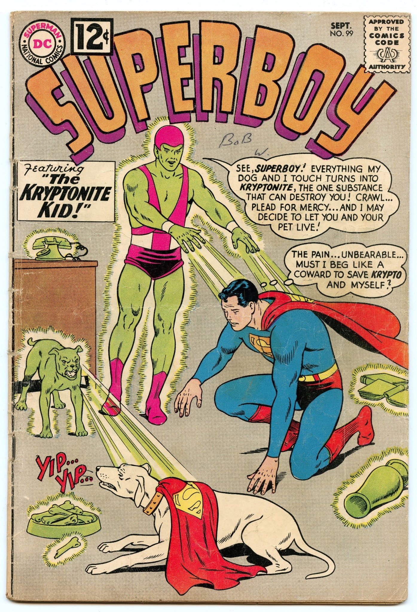 Superboy 99 (Sep 1962) VG- (3.5)