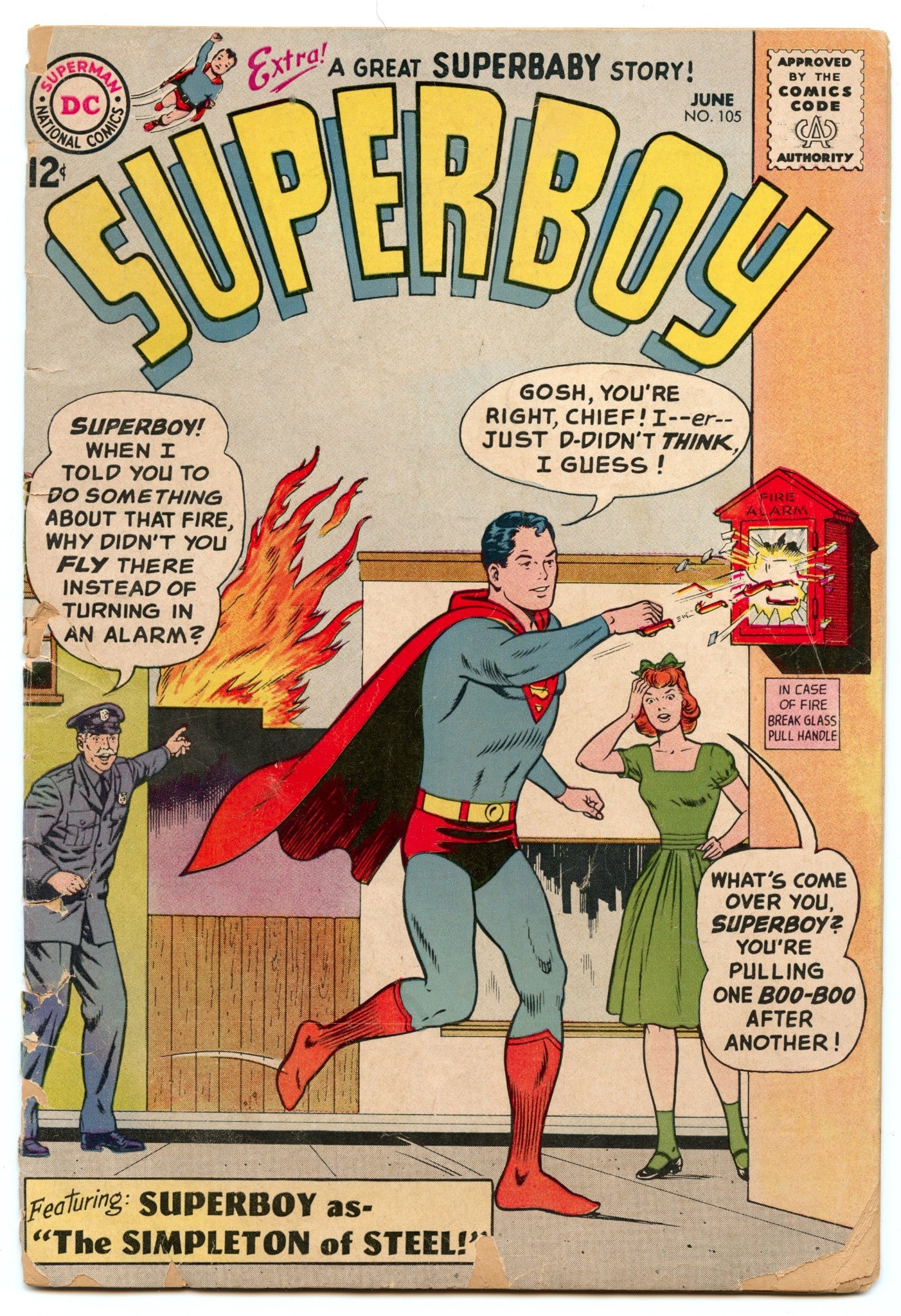 Superboy 105 (Jun 1963) GD (2.0)