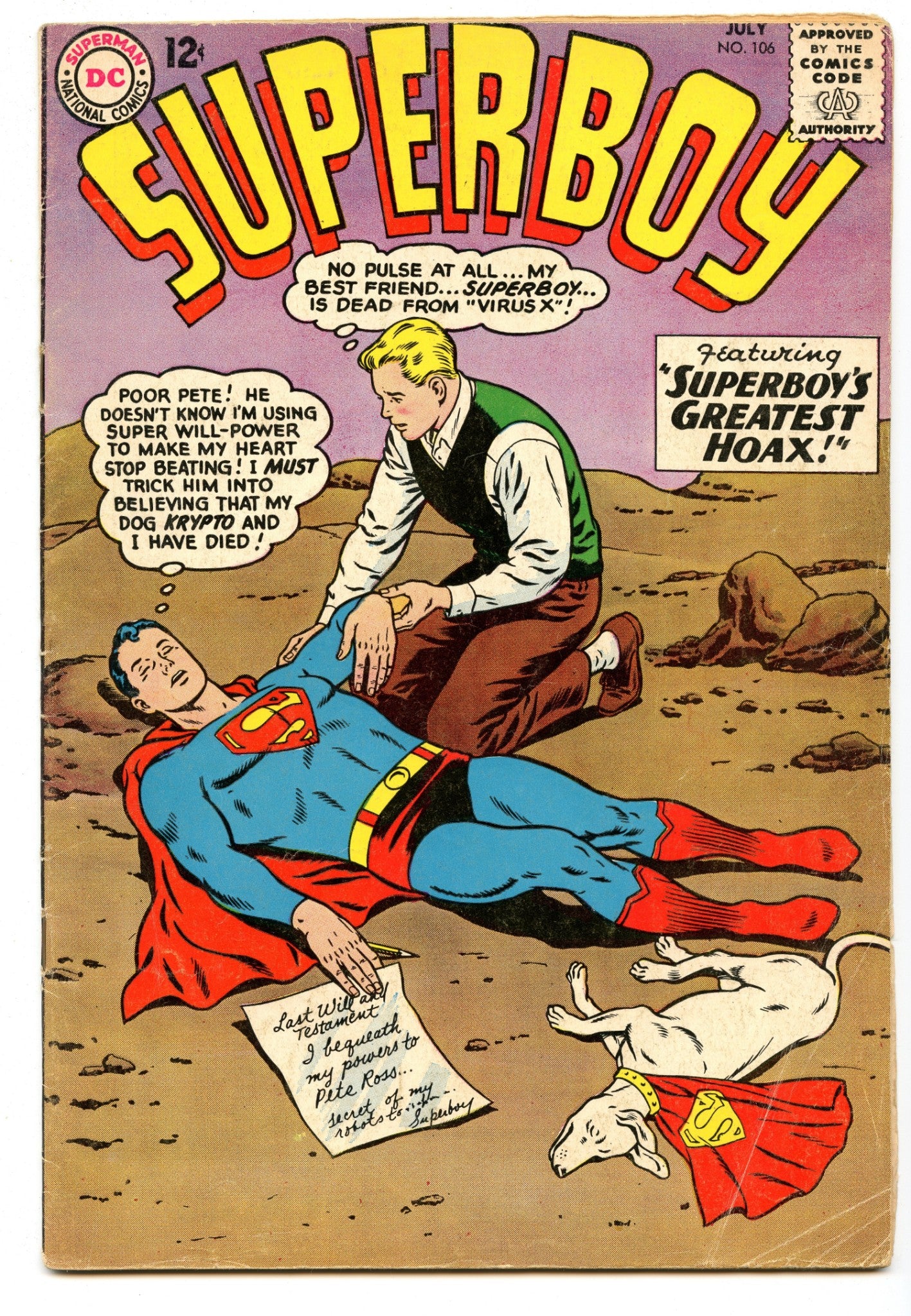 Superboy 106 (Jul 1963) VG (4.0)