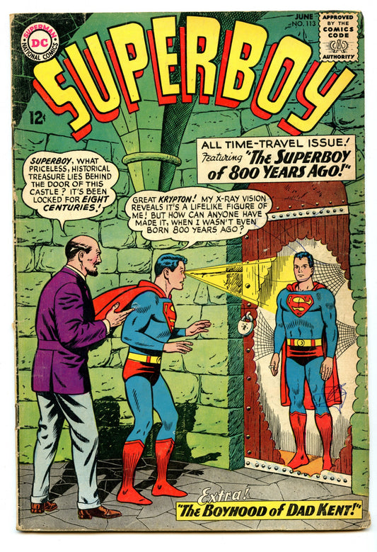 Superboy 113 (Jun 1964) VG- (3.5)