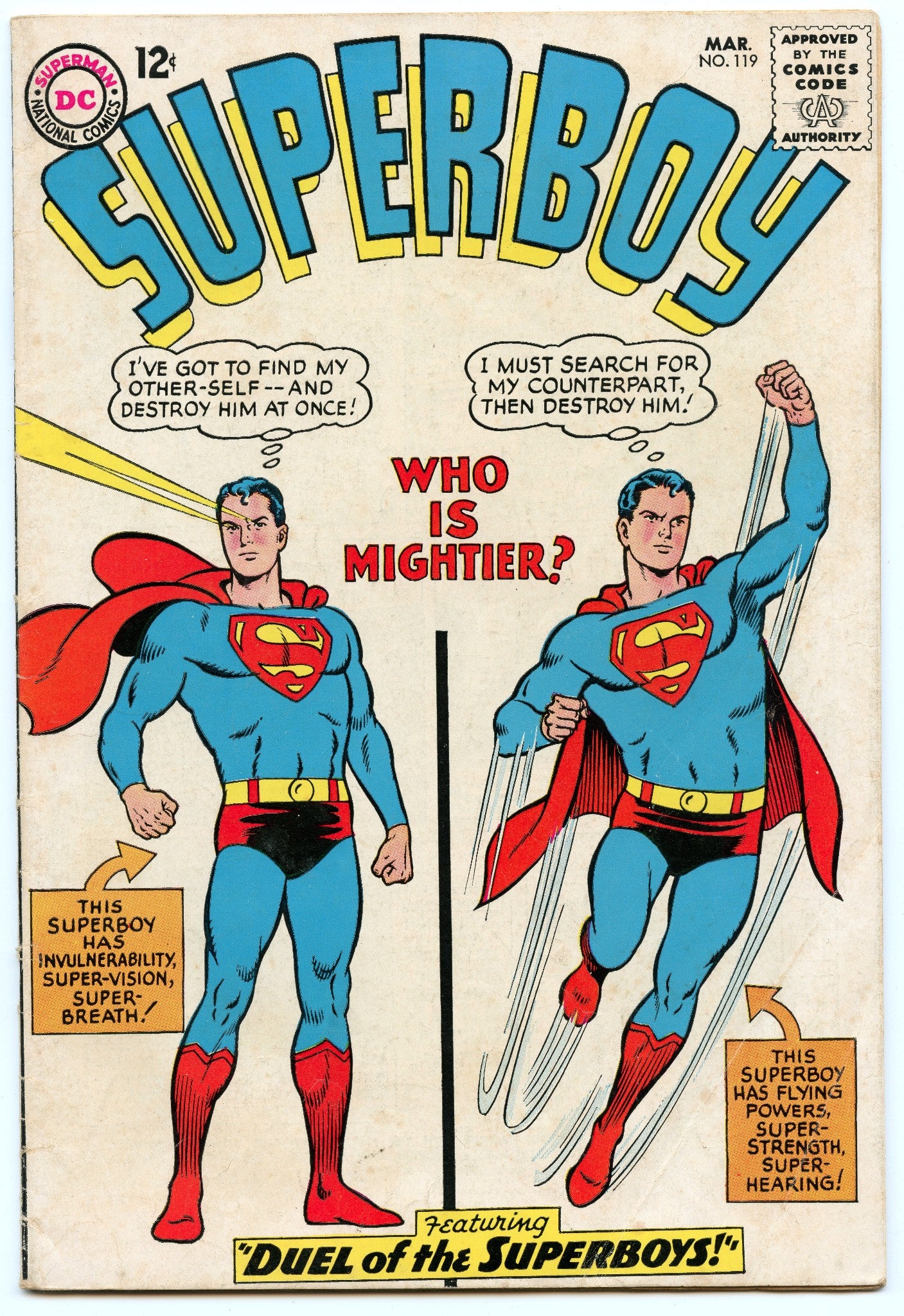 Superboy 119 (Mar 1965) VG (4.0)