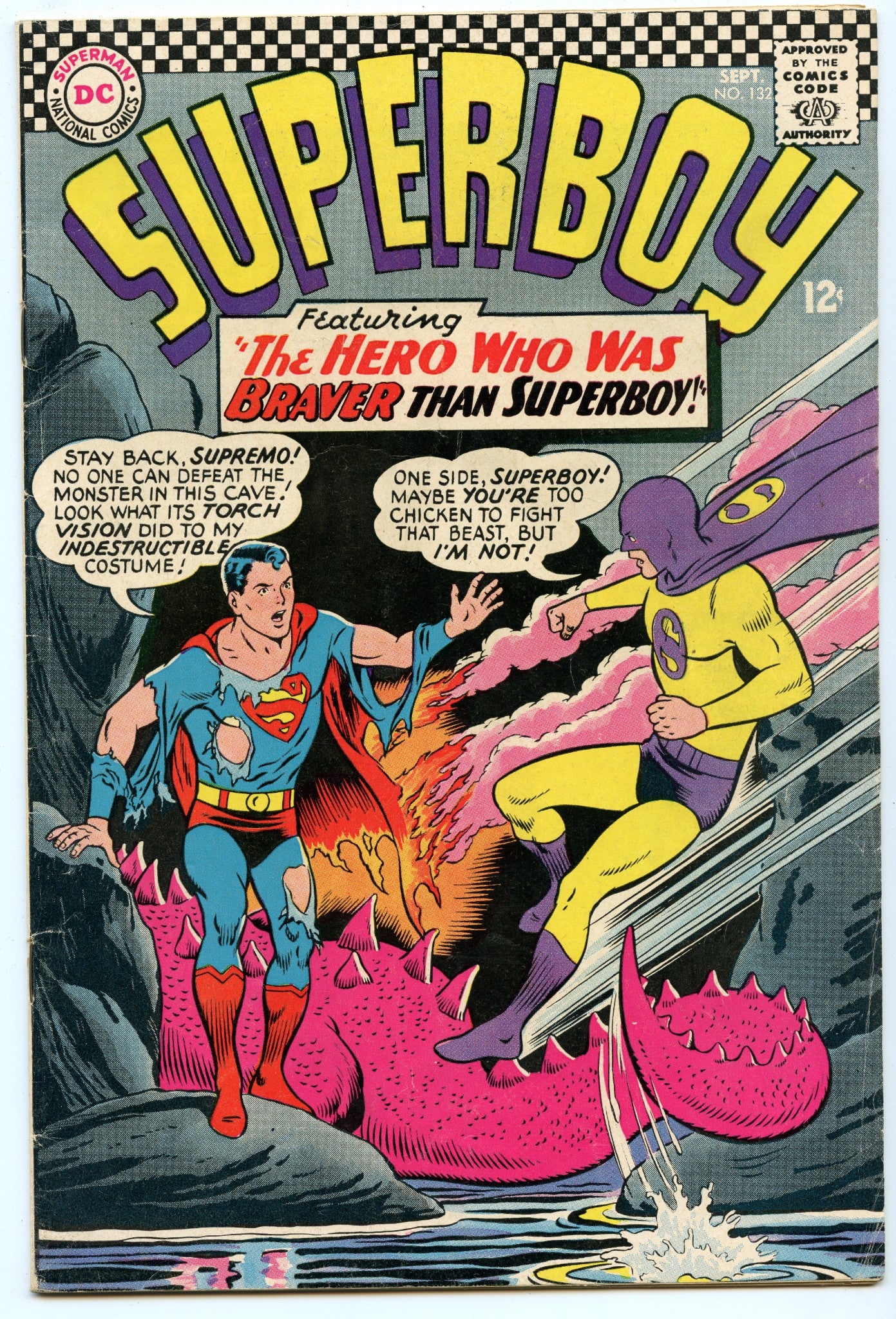 Superboy 132 (Sep 1966) VG+ (4.5)