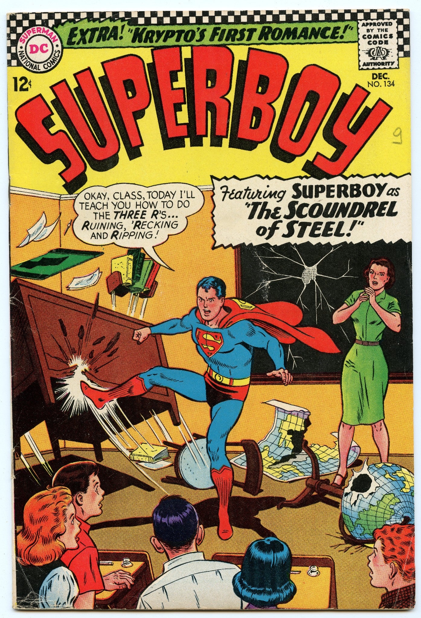 Superboy 134 (Dec 1966) VG-FI (5.0)