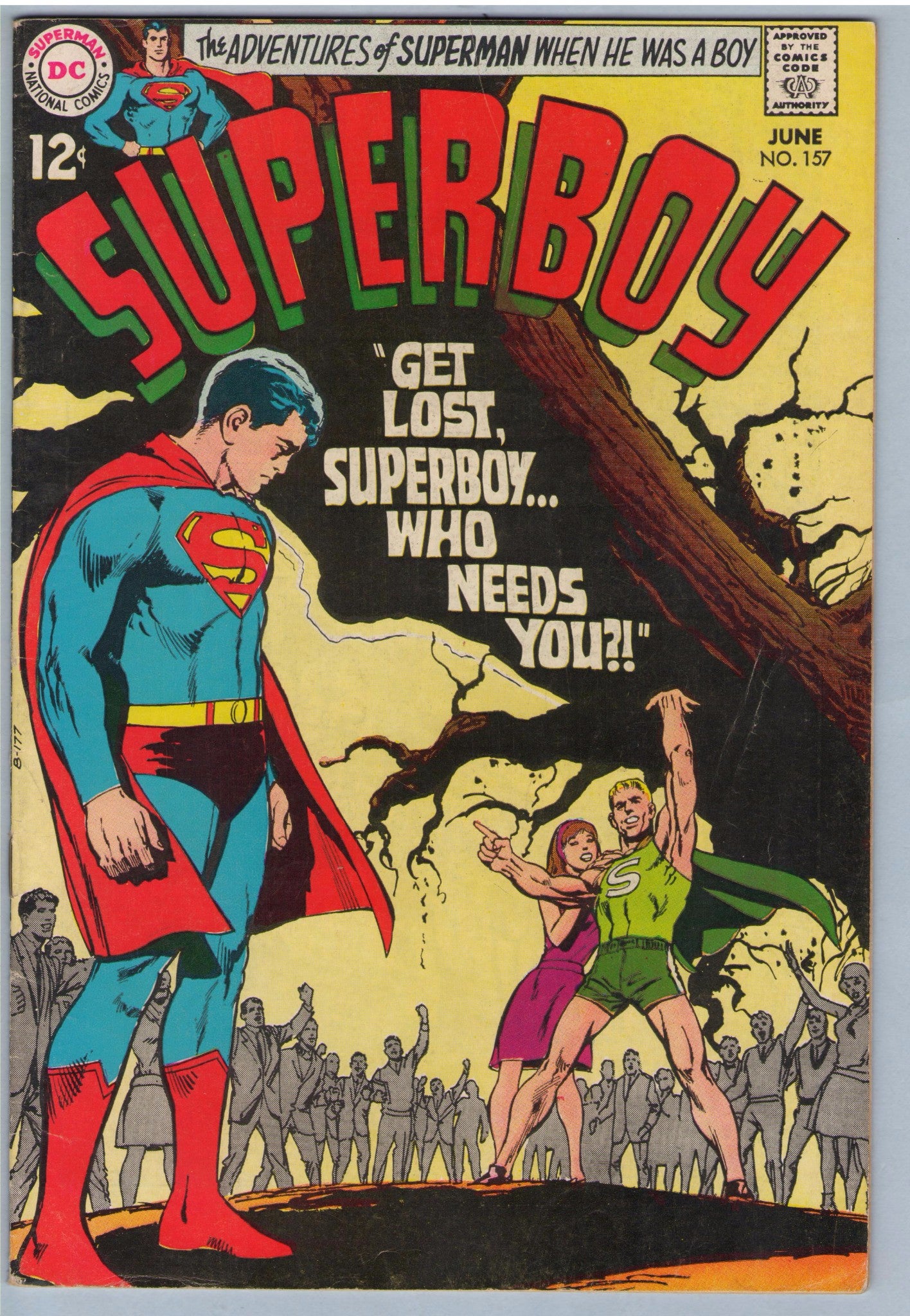 Superboy 157 (Jun 1969) VG-FI (5.0)