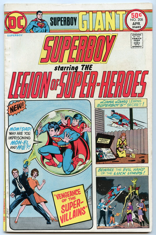 Superboy 208 (Apr 1975) FI- (5.5)