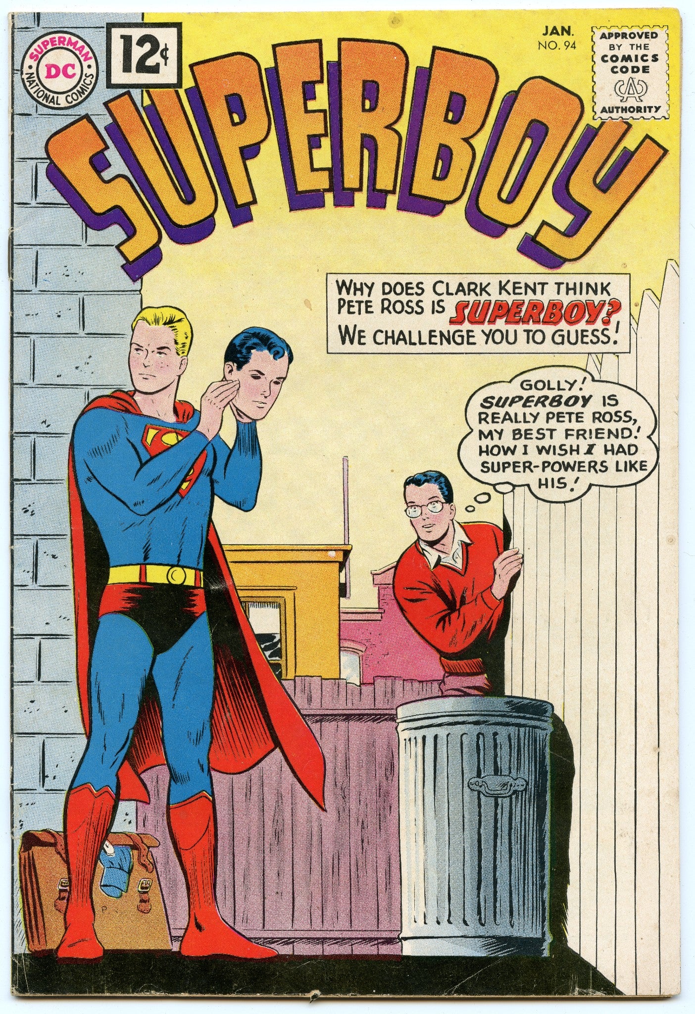 Superboy 94 (Jan 1962) VG-FI (5.0)