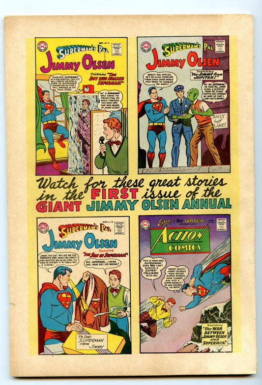 Superboy Annual 1 (Jun 1964) VG+ (4.5)