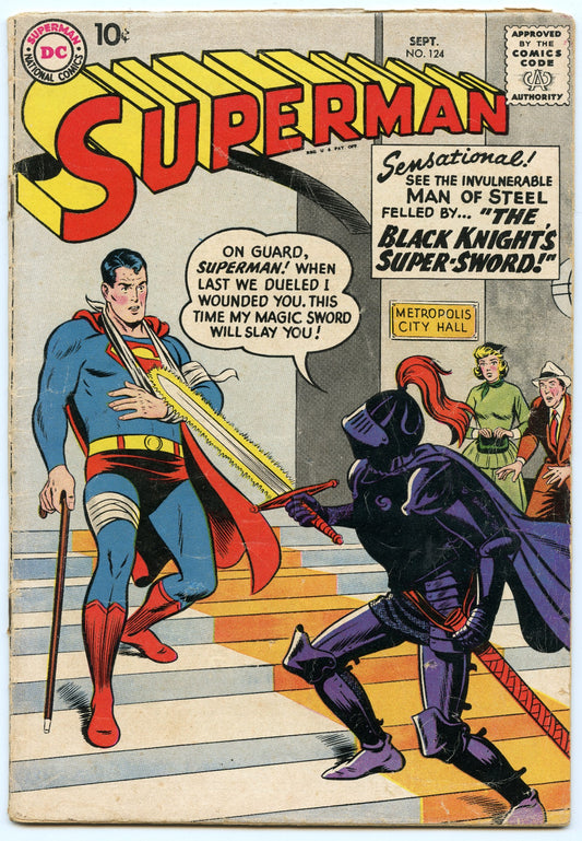 Superman 124 (Sep 1958) GD-VG (3.0)