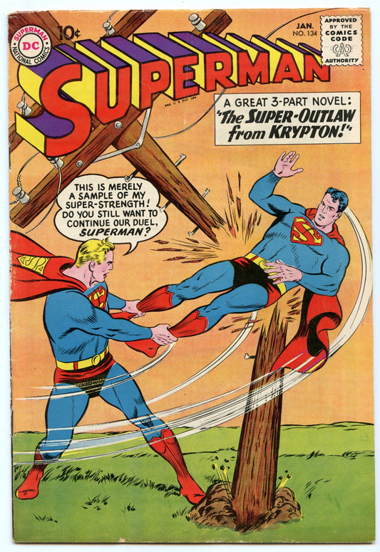 Superman 134 (Jan 1960) FI (6.0)