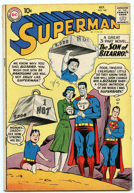 Superman 140 (Oct 1960) VG+ (4.5)