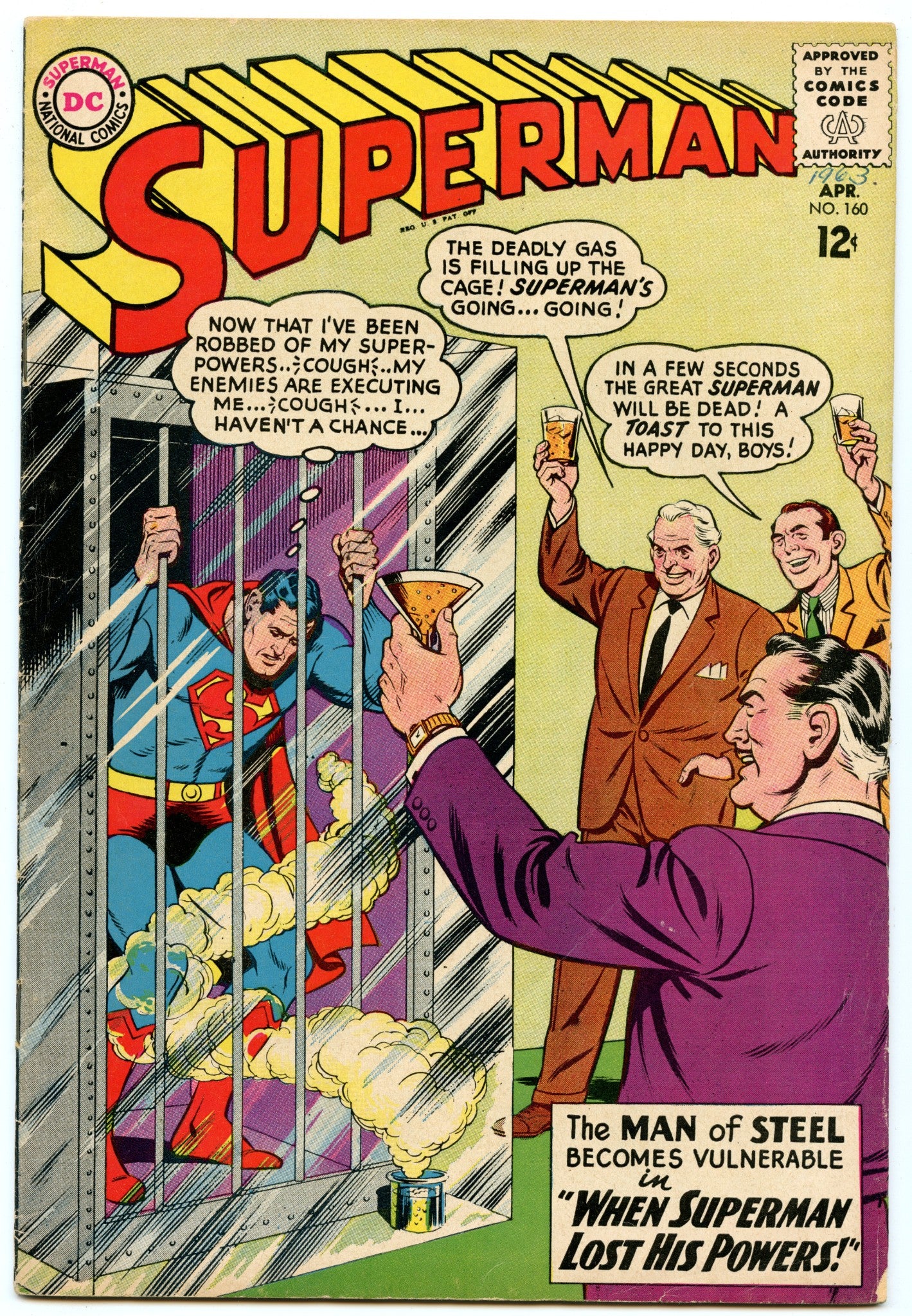 Superman 160 (Apr 1963) VG/FI (5.0)