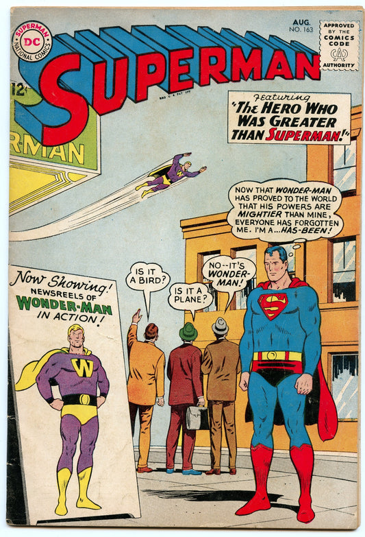 Superman 163 (Aug 1963) VG+ (4.5)