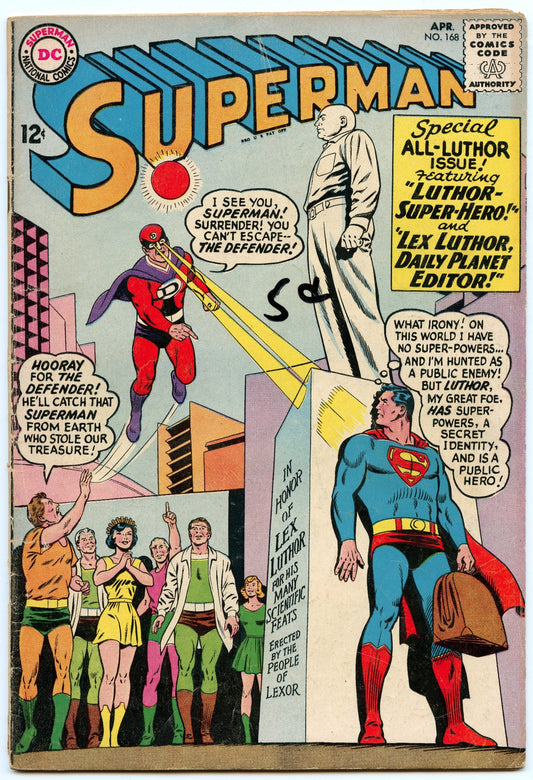 Superman 168 (Apr 1964) VG (4.0)