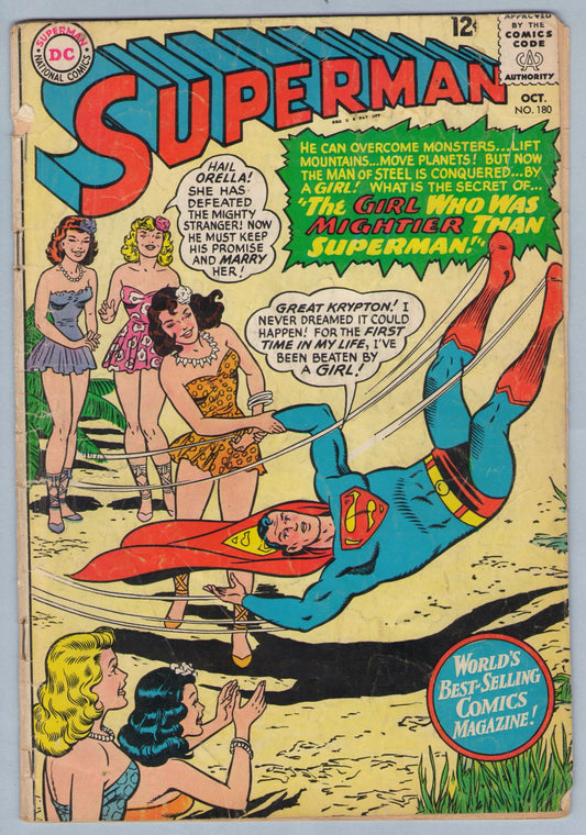Superman 180 (Oct 1965) GD (2.0)