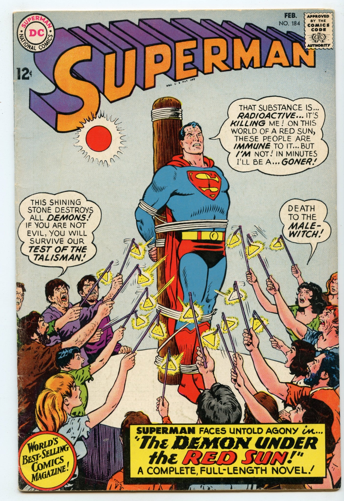 Superman 184 (Feb 1966) FI- (5.5)