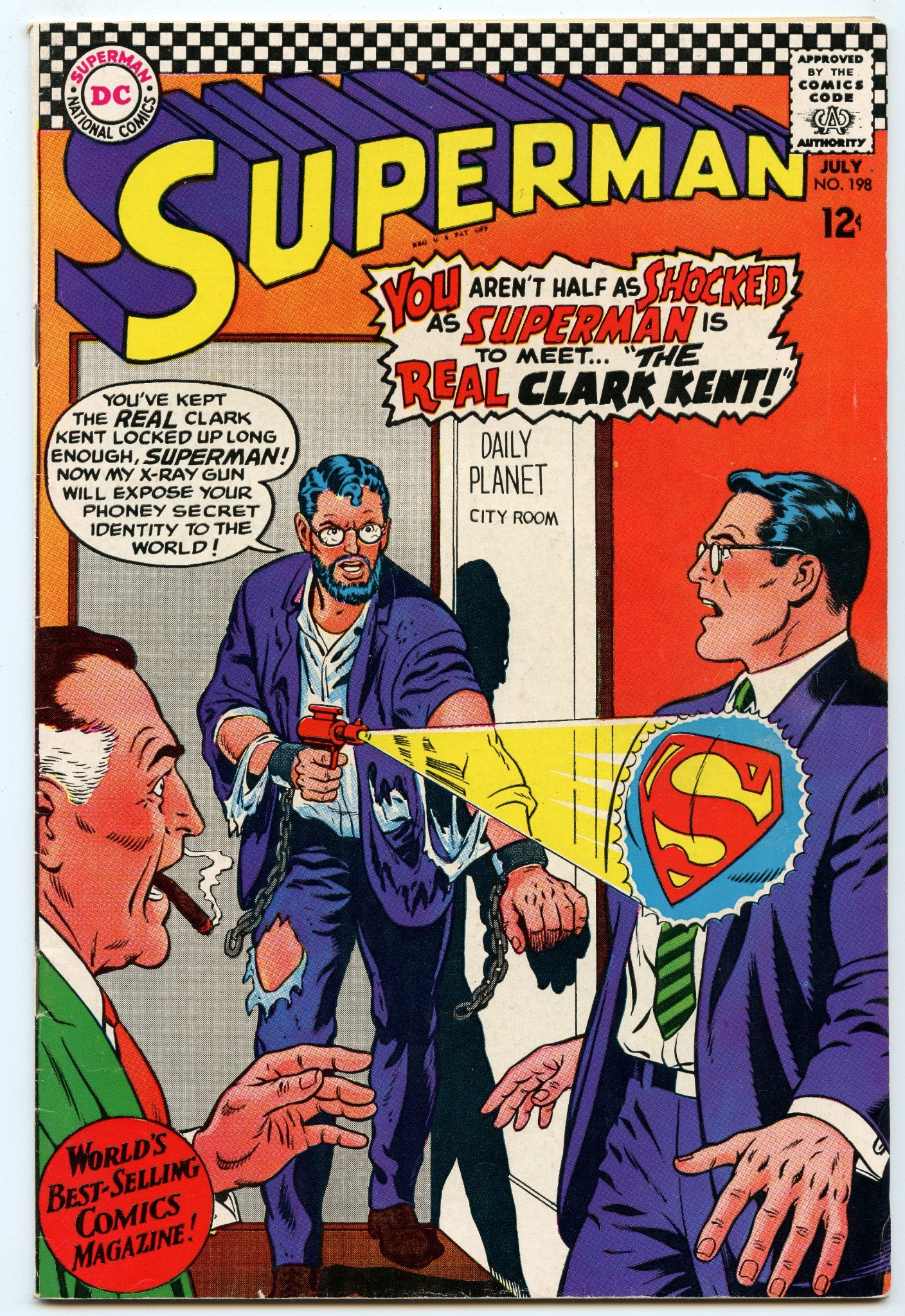 Superman 198 (Jul 1967) VG/FI (5.0)