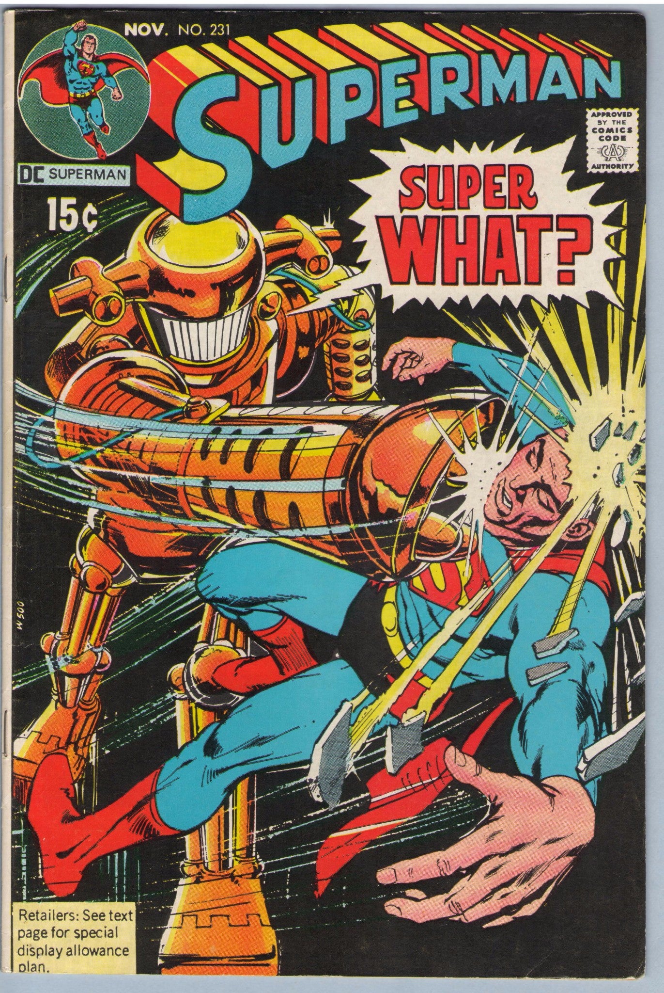 Superman 231 (Nov 1970) FI- (5.5)